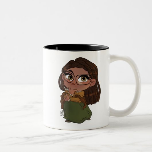 Lezbi Nerdy Mug Deux Tons (Droit)