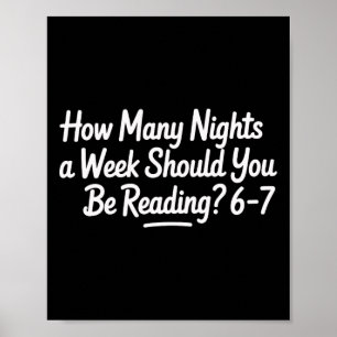 Lezen 67 6 7 Meme Ela Leraar Zes Zeven Student Poster