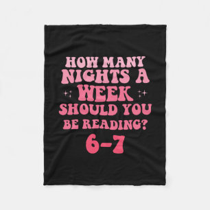 Lezen 67 Meme Engelse leraar Grappig Zes Zeventig Fleece Deken