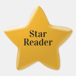 Lezen Beloning Gouden Ster Sticker voor Leraren