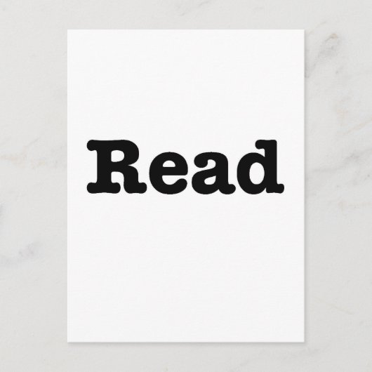 Lezen Briefkaart (Voorkant)
