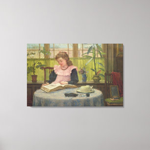 Lezen Canvas Afdruk