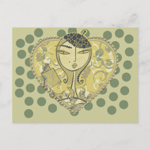 Lezen: De Mode Tshirts en cadeaus Briefkaart