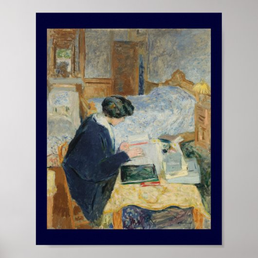 Lezen door de bedden poster (Voorkant)