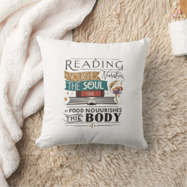 Lezen Feeds Soul Pillow Kussen