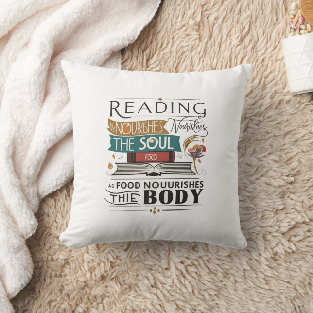 Lezen Feeds Soul Pillow Kussen (Deken)