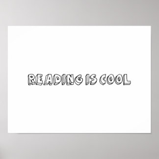 Lezen is cool poster