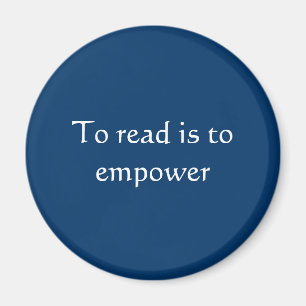 Lezen is een empowerment/boekovers/lezen magneet
