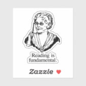 Lezen is fundamenteel sticker (Vel)