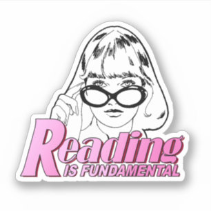 Lezen is fundamenteel sticker