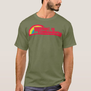 Lezen is fundamentele regenboog t-shirt