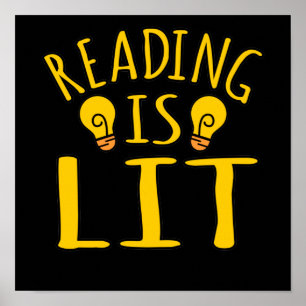 Lezen is Lit English Language Teacher Student Poster