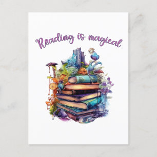 Lezen is Magisch Briefkaart
