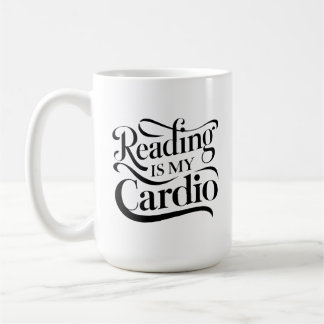 Lezen is mijn cardio - leuke leraar koffiemok