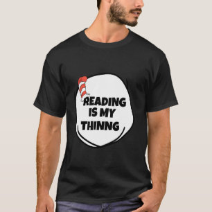 Lezen is mijn Ding Grappige Boekenwurm Leest Boek T-shirt