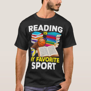 Lezen Is Mijn Favoriete Sport Voor Lezers T-shirt