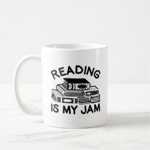 Lezen is mijn jam koffiemok