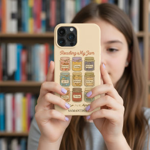 Lezen Is Mijn Jam Mooie Boekliefhebber Genre Potte iPhone 13 Pro Max Hoesje