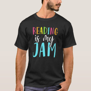 Lezen is mijn jam terug naar schoolleraar t-shirt