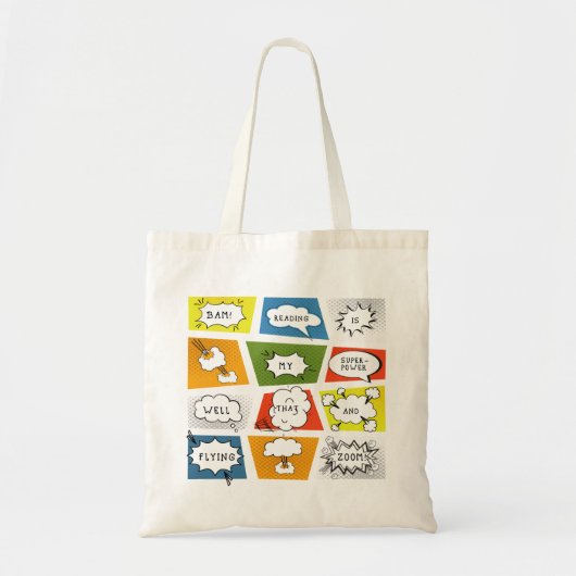 Lezen is mijn Superpower Tote Bag (Voorkant)