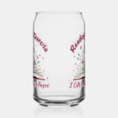 Lezen is oefenen... blikvorm glas (Links)