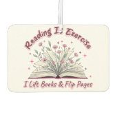 Lezen is oefenen... luchtverfrisser (Achterkant)