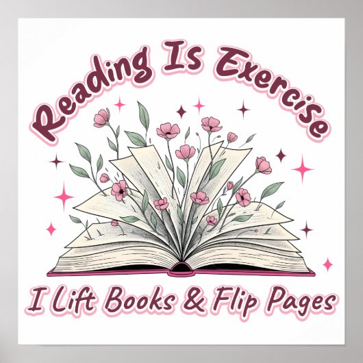 Lezen is oefenen... poster (Voorkant)