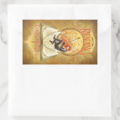 Lezen is tijdreizen rechthoekige sticker (Tas)