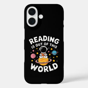 Lezen is uit deze wereld iPhone 16 hoesje