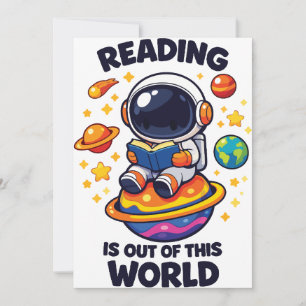 Lezen is uit een andere wereld kaart