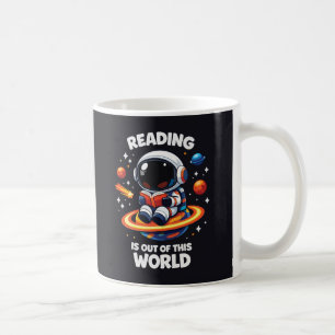 Lezen is uit een andere wereld koffiemok