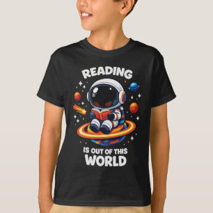 Lezen is uit een andere wereld t-shirt