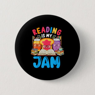 Lezen is vet leuk om boeken te lezen meisjes jonge ronde button 5,7 cm