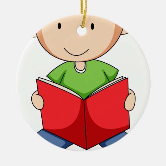 Lezen Keramisch Ornament (Voorkant)