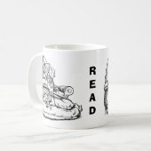 LEZEN, Lezen aan de mokken van de Kat en van de Do (Voorkant links)