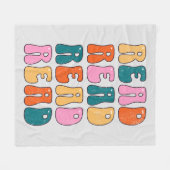 Lezen Lezen Fleece Deken (Voorkant (Horizontaal))