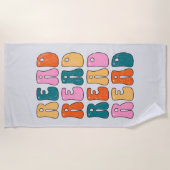 Lezen Lezen Strandlaken (Voorkant)