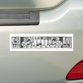 Lezen met Dolly Bumpersticker (Op auto)