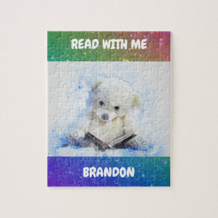 "LEZEN MET ME" RAINBOW PUZZZLE PERSONALIZED LEGPUZZEL