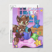 Lezen met papa Briefkaart (Voorkant / Achterkant)