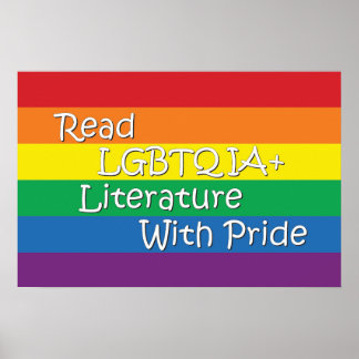 Lezen met Pride poster