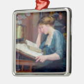 Lezen Metalen Ornament (Links)