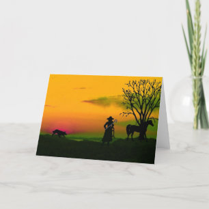 "Lezen om te werken" ~ Border Collie Notecard Kaart