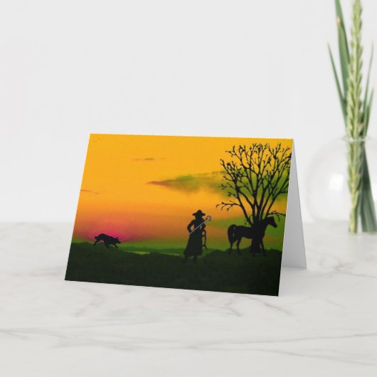 "Lezen om te werken" ~ Border Collie Notecard Kaart (Voorkant)