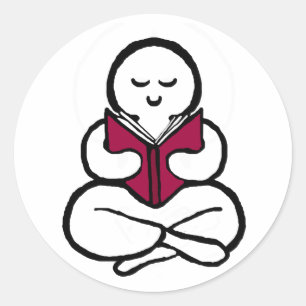 Lezen Ronde Sticker