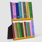 lezen van boekenbibliotheek fotoplaat (Zijkant)