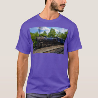 Lezen van de blauwe bergen en de noordelijke spoor t-shirt