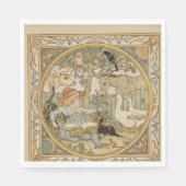 Lezen van de papierservet servet (Voorkant)