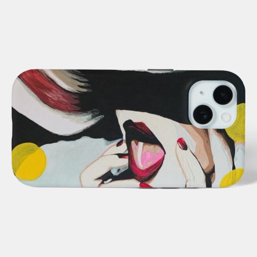 ‘Lezen van de wil’ Schilderij op een Case-Mate iPhone Case (Achterkant (horizontaal))