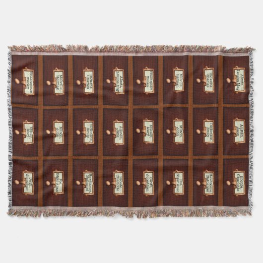 Lezen van tapecatalogusbakens voor bibliotheekboek deken (Voorkant)